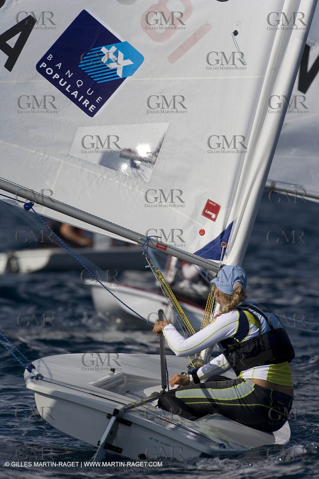 25 04 2007 - 2007 Semaine Olympique Française - Hyères (South of France) - Day 4 - Team France - Laser Radial - Steyaert Sarah