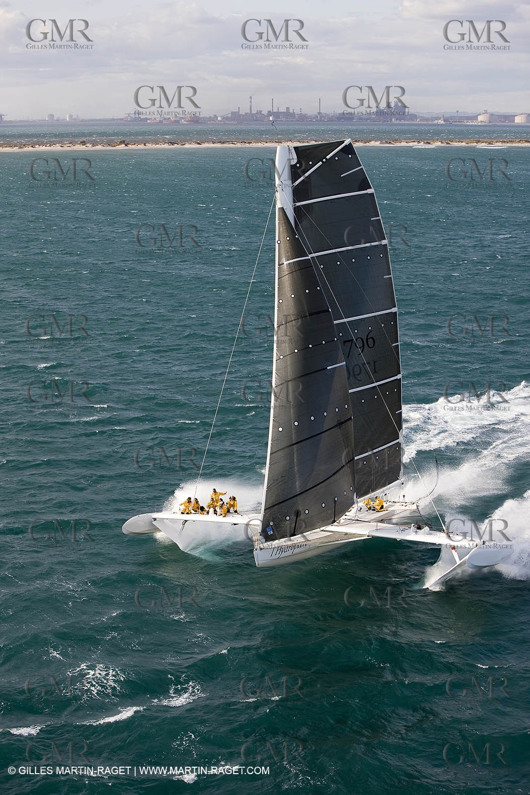 03 10 2008 - Fos   mer (FRA, 13) - L'Hydroptère - Speed record attempt