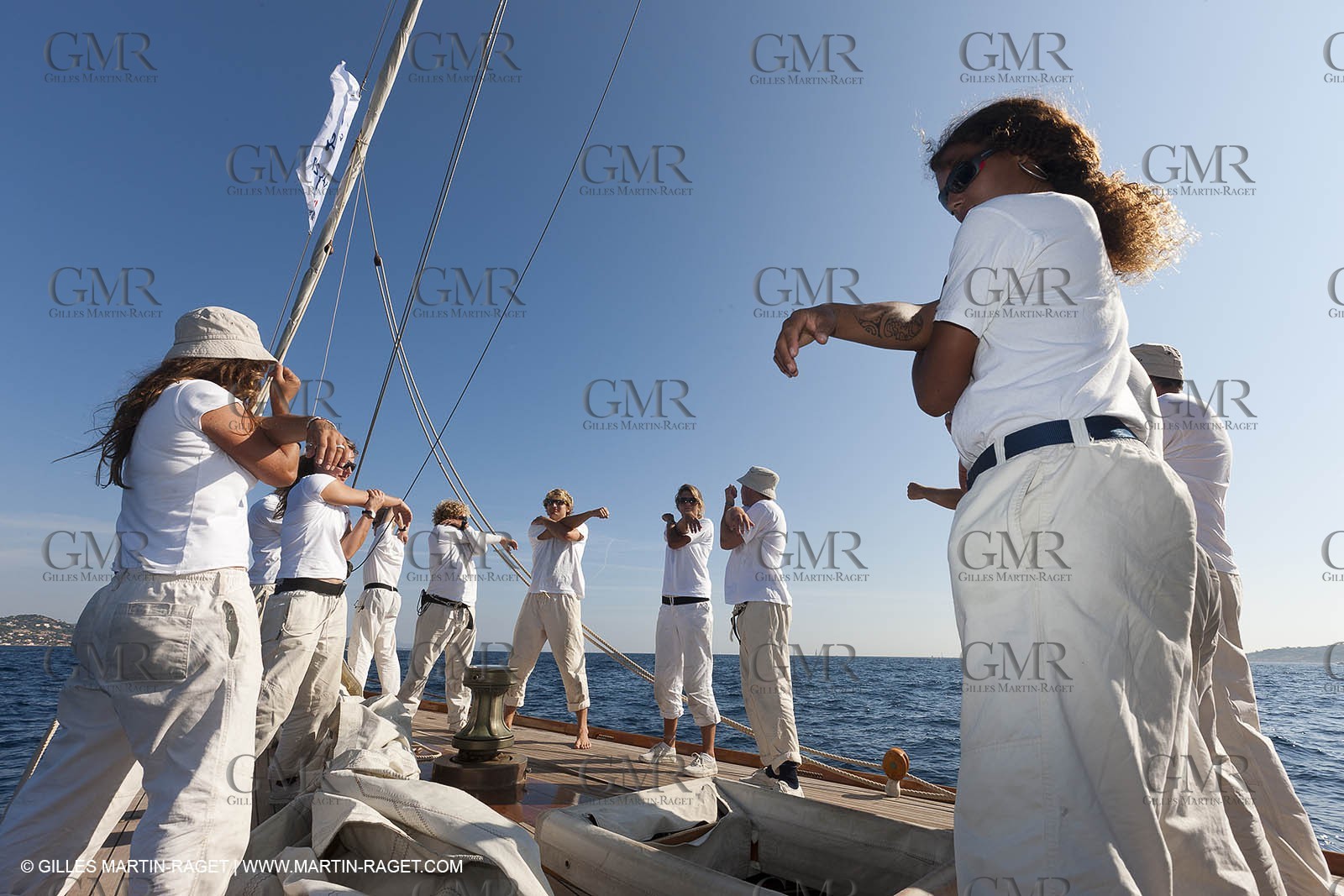 01 10 2011 - Saint Tropez (FRA,13) - Voiles de Saint Tropez 2011 - Classic Yachts - Day 5 - Onboard Mariquita