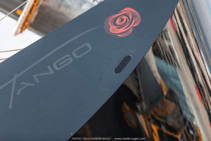 22 07 2017, Savona (ITA), Wally Cento Tango going out of the shed, Photo Gilles Martin-Raget