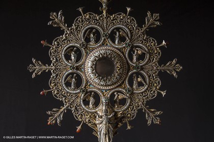 04 02 2013 - Marseille(FRA,13), Notre Dame de la Garde, orfèvrerie liturgique