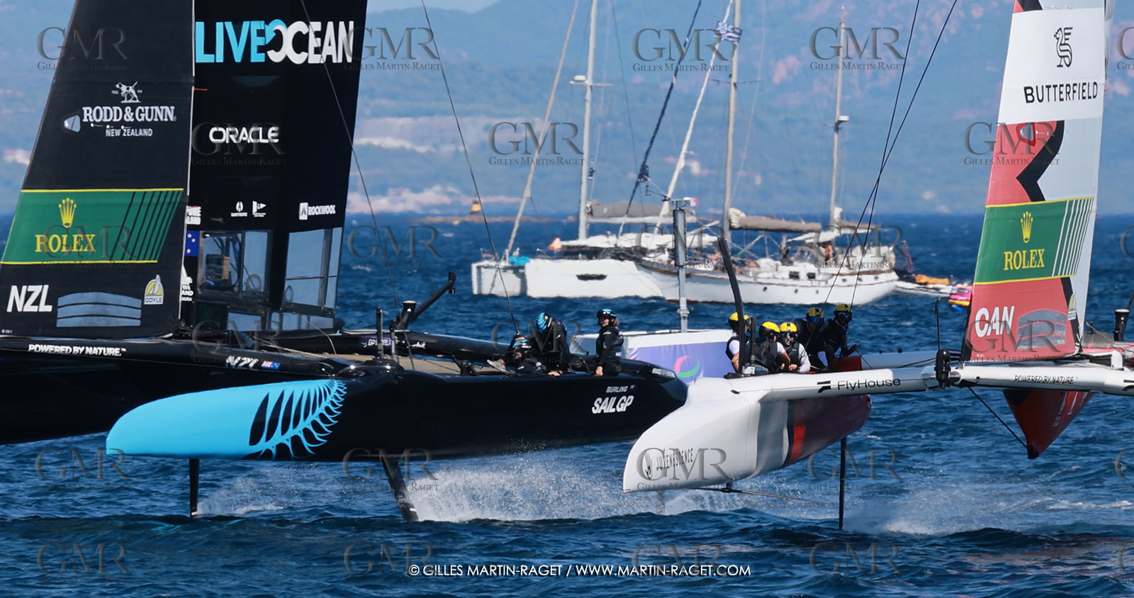 10 09 2025, Saint-Tropez,(FRA), Rockwool SailGP France Saint-Tropez, Race Day 1