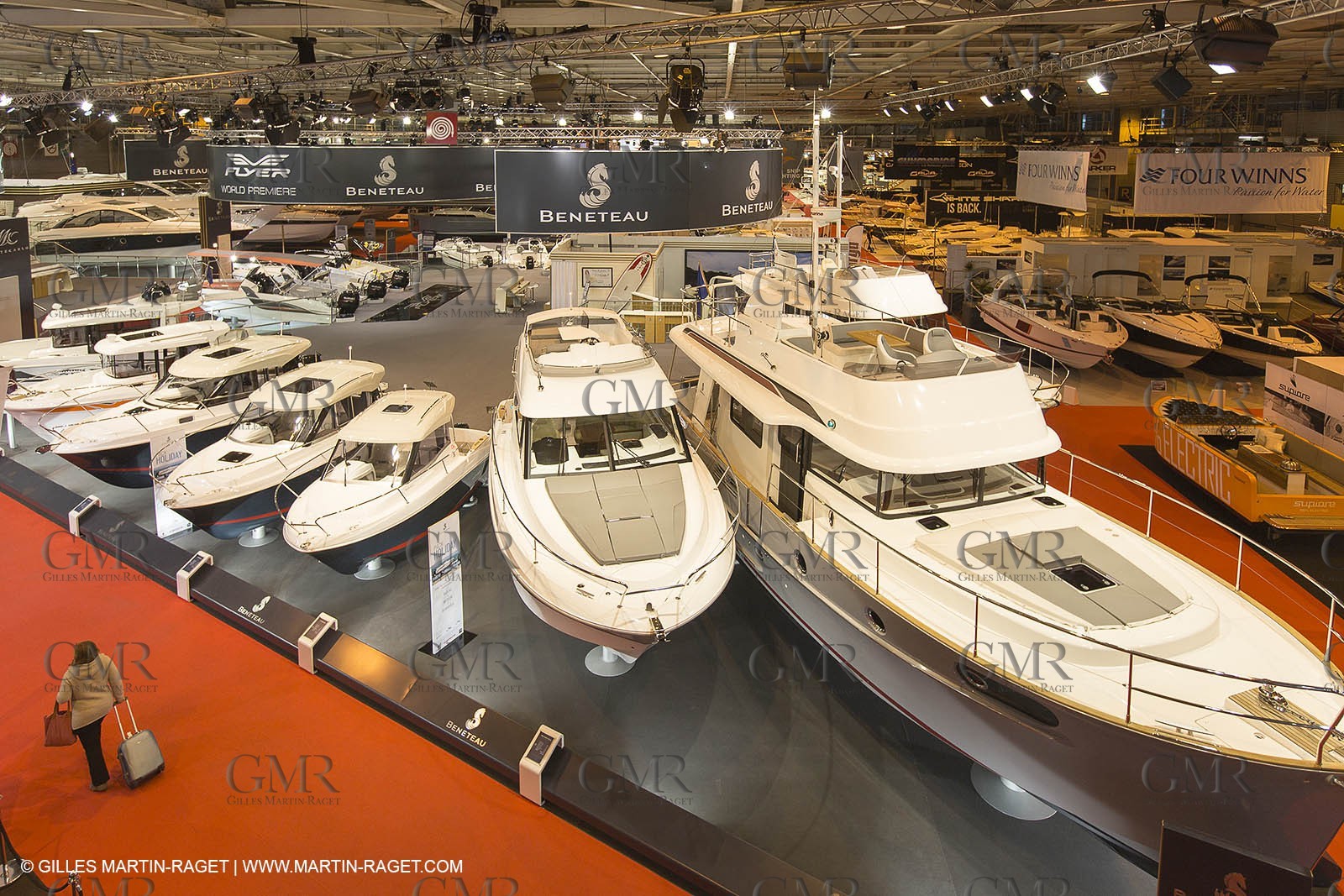 10 12 2013 - Paris (FRA,75) -Paris Boat Show - Beneteau booth