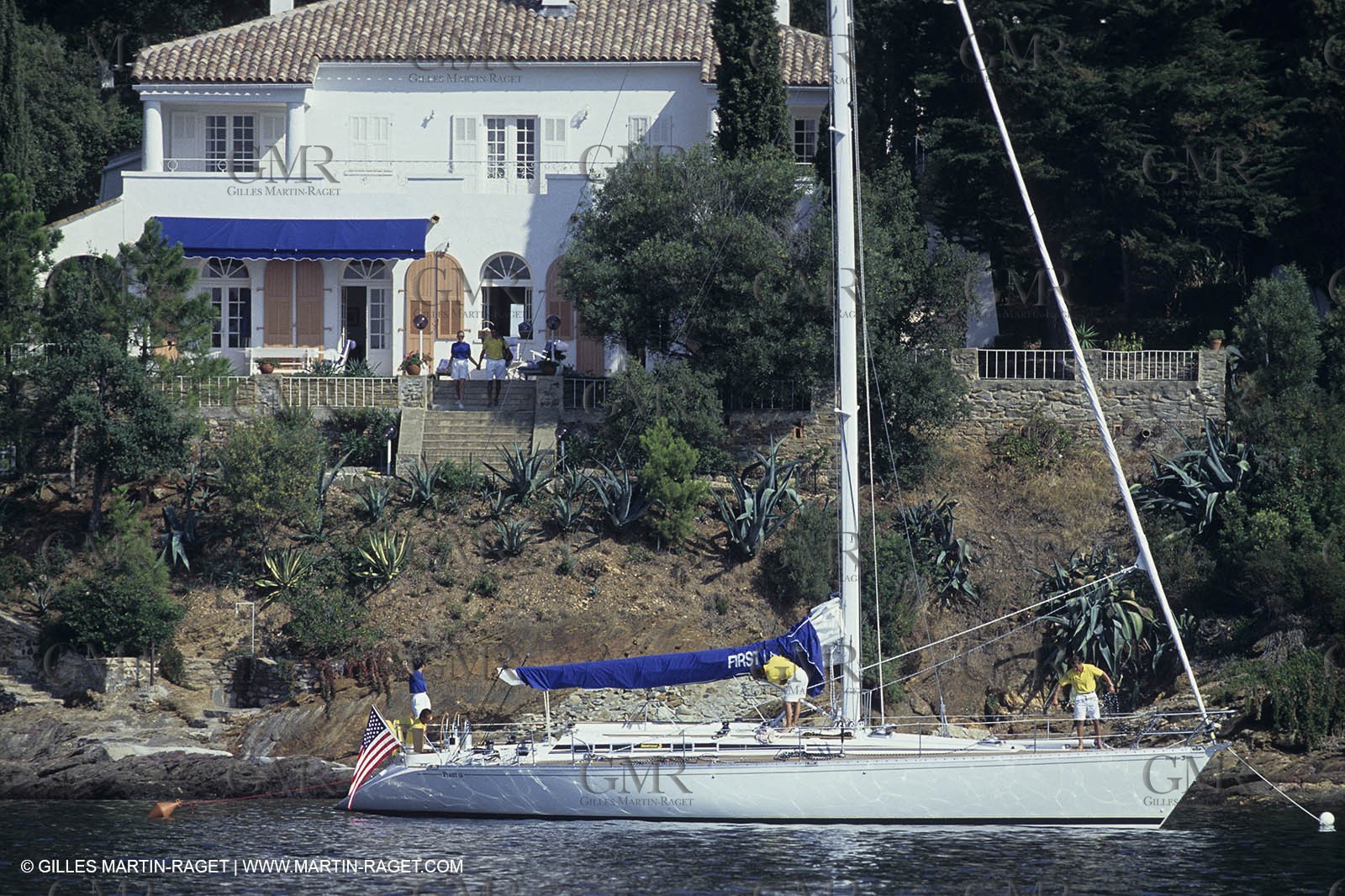 sailing, cruising, monohull at the mooring