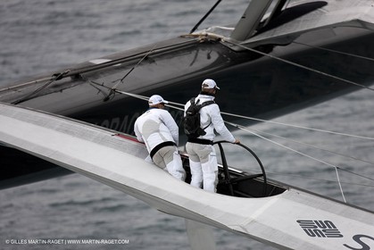 06 02 2010 - Valencia (ESP) - 33rd America's Cup - BMW ORACLE Racing - Last preparation day