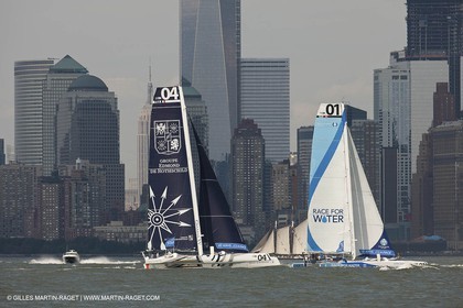 03 07 2012 - New York (USA, NY) - Krys Ocean Race prologuie - arrival in New York