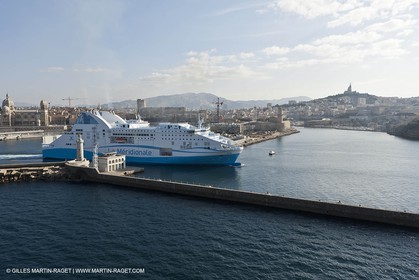 14 01 2012 - Marseille (FRA,13) - La Meridionale shipping company - the Piana off Marseille and the Calanques