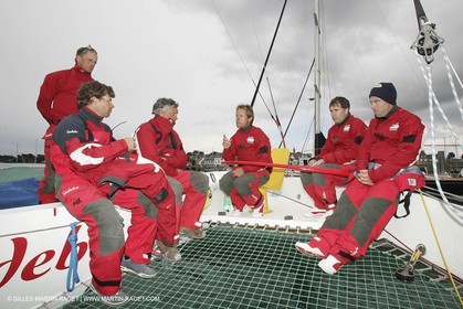 Orma 2005 - Sodebo - Entraînements Avril - briefing