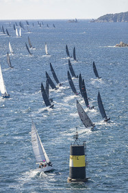 28 09 2022? Saint-Tropez,(FRA,83), Les Voiles de Saint-Tropez 2022 Régate N° 2 poup les modernes, navigation libre pour les grandes goélettes