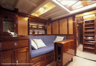 Interiors - Classic yachts - Tuiga