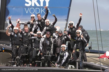 25 08 2013 - San Francisco (USA,CA) - 34th America's Cup - Louis Vuitton Cup Final, Day 7, Emirates Team New Zealand Vs Luna Rossa