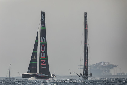 24 08 2024, Barcelona (ESP), Louis Vuitton 37th America's Cup, Louis Vuitton Prelilinary Regatta, Race Day 3