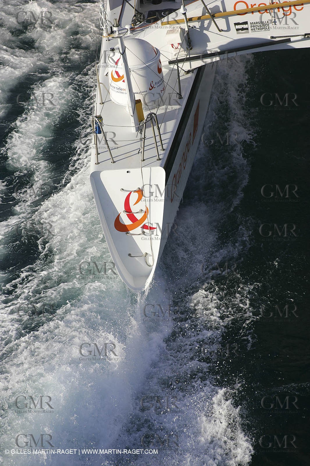 Orange II-2005 Jules Verne Trophy-Start from Ushant
