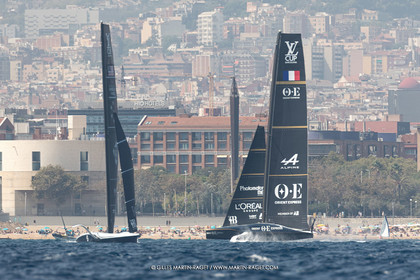 24 08 2024, Barcelona (ESP), Louis Vuitton 37th America's Cup, Louis Vuitton Prelilinary Regatta, Race Day 3