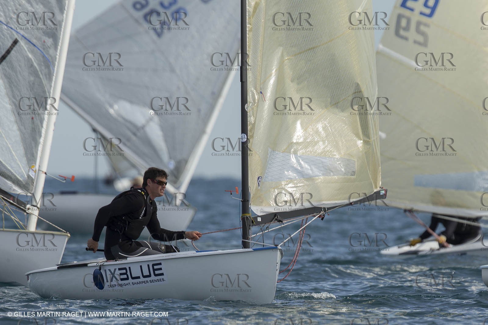 14 02 2014,  Cannes (FRA,06), FINN Cannes International Sailing week - Johnatan Lobert (FRA)
