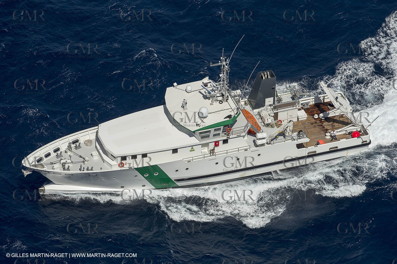 Al Azizi -  H2X boatyard - Oceanographjic research ship - Sea trials off La Ciotat (FRA,13) - 29 07 2014