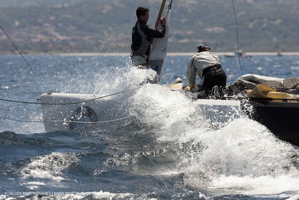 19 05 2010 - La Maddalena (ITA, Sardinia) Louis Vuitton Trophy - BMW ORACLE Racing - Training