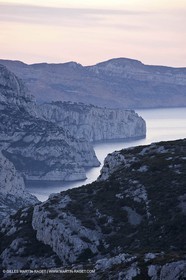 04 04 2009 - Marseille (FRA, 13) - Les Calanques as seen from the Baou Rond summit (Sormiou heights)