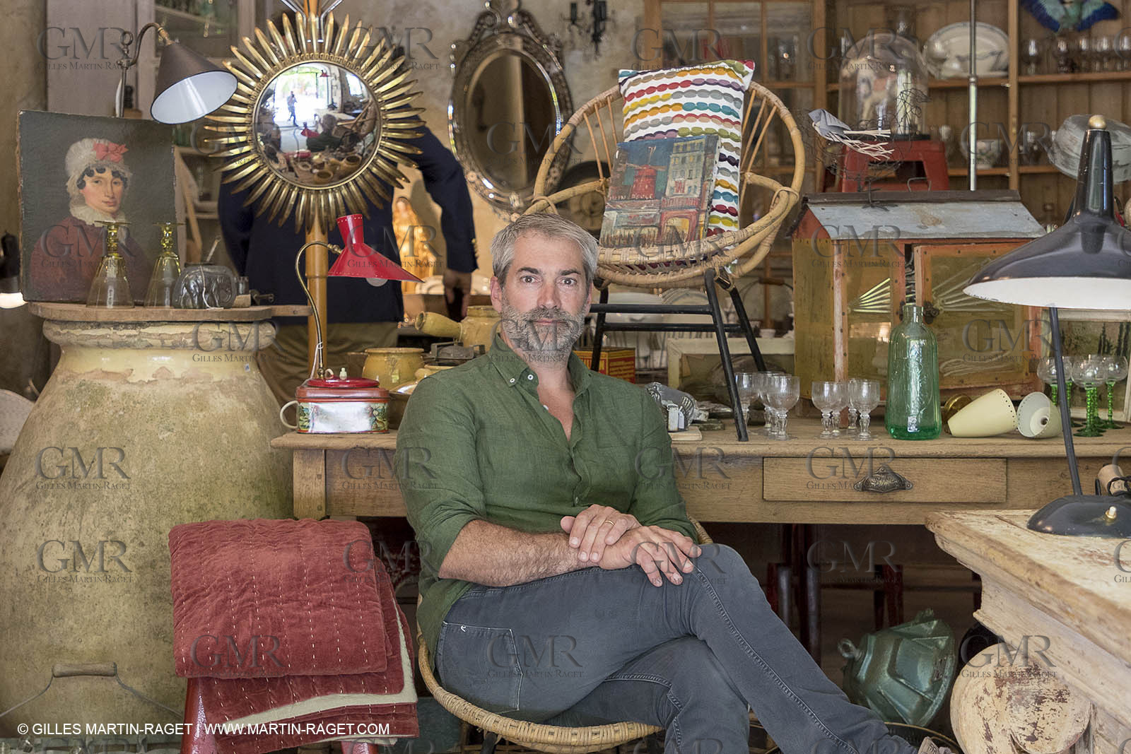 09 06 2018, Bonnieux (FRA,84), Antiquaire