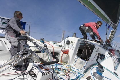 27 03 08- La Grande Motte- (FRA,34) Transat AG2R 2008- Jean-Paul Mouren- Laurent Pellecuer
