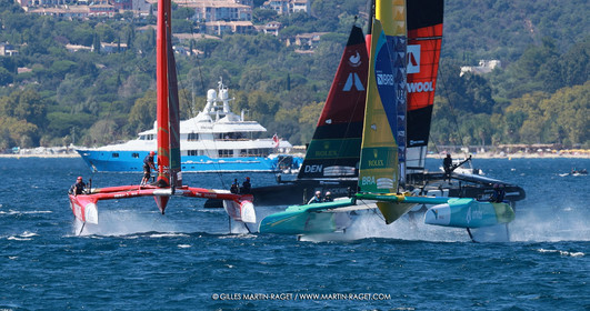 10 09 2025, Saint-Tropez,(FRA), Rockwool SailGP France Saint-Tropez, Race Day 1