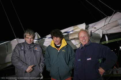 Arrivée 3eme - Mike Golding - Ecover -  Classe IMOCA - Vendée Globe 2004