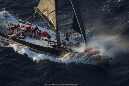 09 10 2017, Calvi (FRA,20), VOR 70 Babsy, Tentative de record autour de la Corse à la voile, skipper Franck Cammas