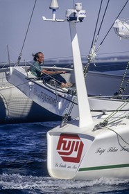 Sailing, Offshore Racing, Route du Rhum 1990, Fujichrome, Mike Birch