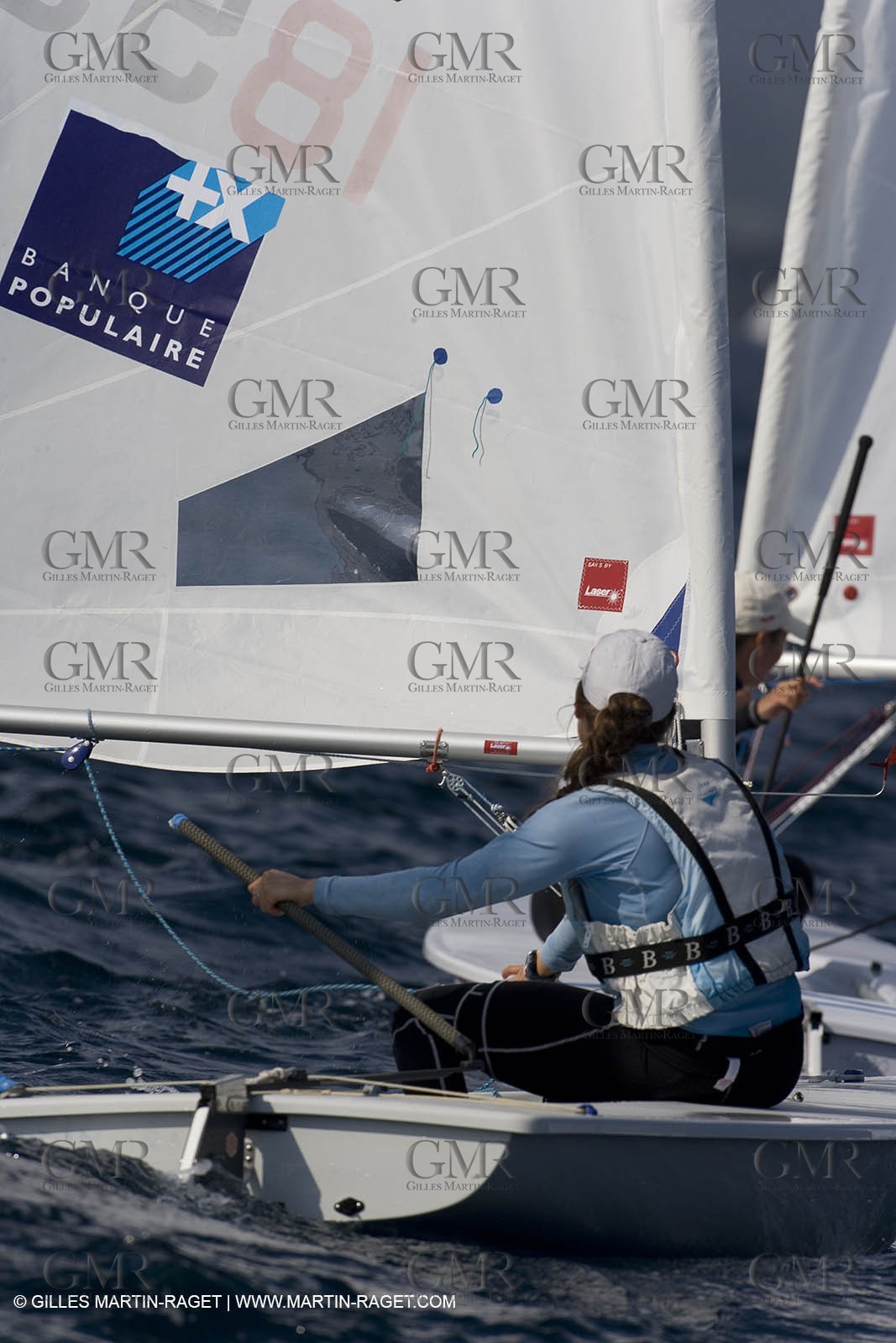 25 04 2007 - 2007 Semaine Olympique Française - Hyères (South of France) - Day 4 - Team France - Laser Radial - Brain Solenne