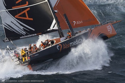19 11 2014, Cape Town (ZAF), Volvo Ocean Race 2014-15, Team Alvimedica, Start Leg 2