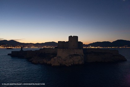 17 02 2012 - Marseille (FRA,13) - Arrival in Marseille harbour onboard ferry Piana (La Meridionale Corp.)