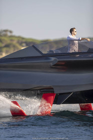 09 08 2018, Saint-Tropez (FRA,83), Foiler, the Flying Yacht by Enata