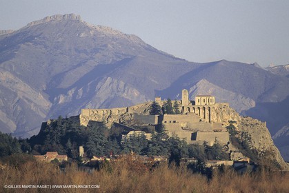 France, Provence, Haute Provence, Val de Durance, Durance river valley, Sisteron