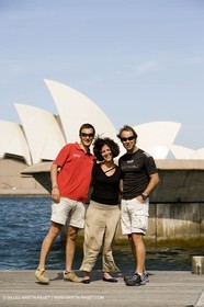 Sydney, Australia, Thomas Coville trimaran Sodebo building at Boat Speed