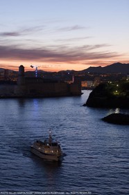 17 02 2012 - Marseille (FRA,13) - Arrivée dans le port de marseille à bord du Piana (Cie La Méridionale)