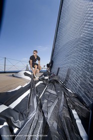 03 09 06 - Porto Cervo (Sardinia) - Maxi World Cup 2006 - A bord Wally 90 Tango