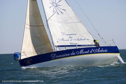 15 02 2007 - La Grande Motte (FRA) - Onedesign Figaro II - Thierry Duprey du Vorsent (Domaine de Monts d'Arbois)