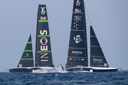 22 08 2024, Barcelona (ESP), Louis Vuitton 37th America's Cup, Louis Vuitton Preliminary Regatta, Race Day 1