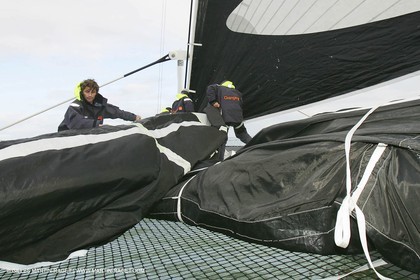 Orange II - Trophée Jules Verne 2005 - Entraînements Golfe de Gascogne