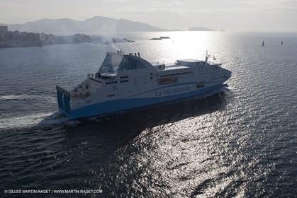 14 01 2012 - Marseille (FRA,13) - La Meridionale shipping company - the Piana off Marseille and the Calanques