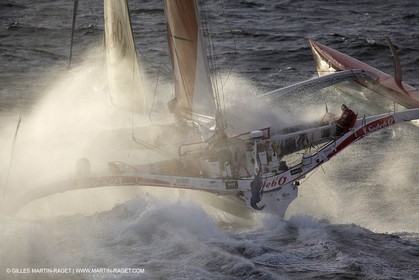 11 10 2006 -Lorient (FRA) -  Multis Orma - Entraînements Sodebo (Thomas Coville) Route du Rhum 2006