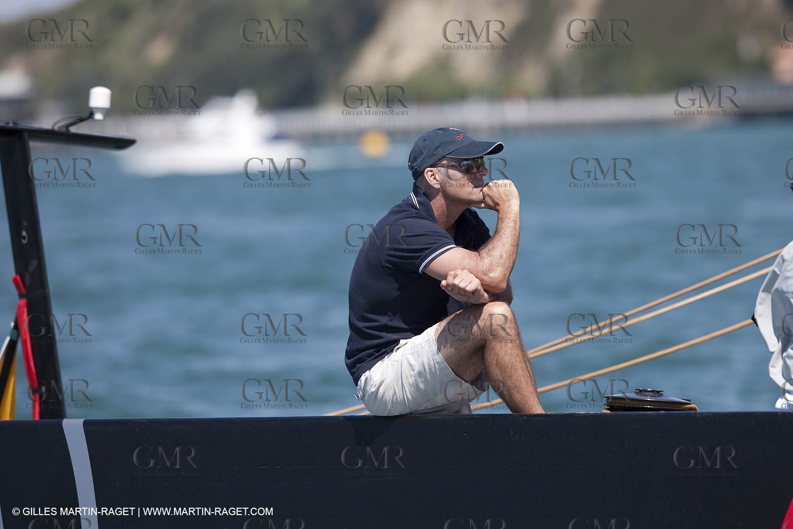 23 01 2009 - Auckland (NZL) -  Louis Vuitton Pacific Series - BMW ORACLE Racing-Tuning up onboard Emirates Team New Zealand yacht
