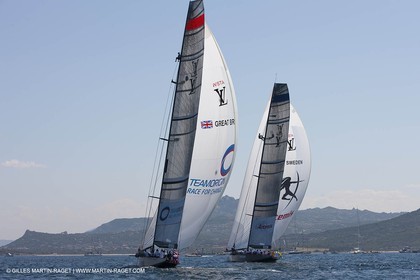 23 05 2010 - La Maddalena (ITA, Sardinia) Louis Vuitton Trophy - BMW ORACLE Racing - Racing Day 2