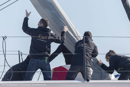 05 02 2019, La Grande Motte (FRA,34), Gunboat 68 sail testing  2