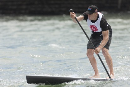 01 09 2013 - San Francisco (USA,CA) - 34th America's Cup - AC Village at Marina Green, AC Open, Stand Up Paddle; Jimmy Spithill