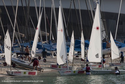 14 11 2010 - Dubai (UAE) - Dubai Louis Vuitton Trophy -  BMW ORACLE Racing - Training - Onboard Vs All 4 one