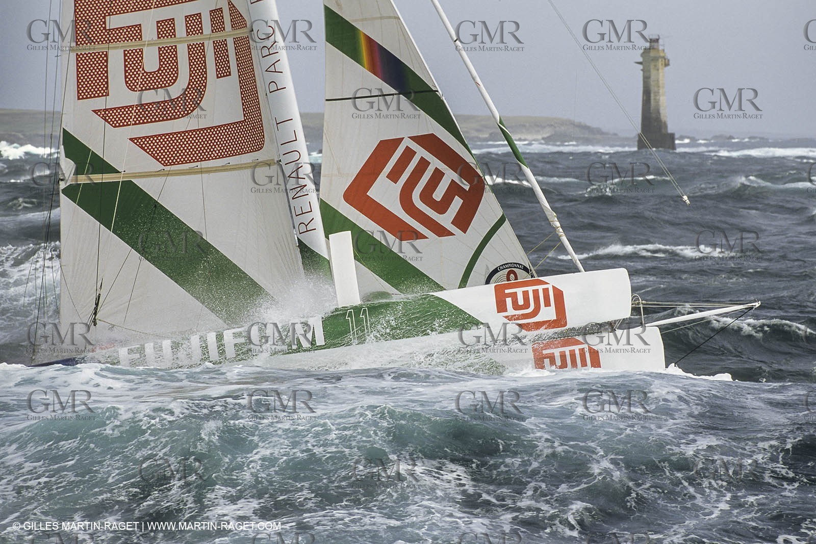 Yacht Racing, Multihull, ORMA 60, Loick Peyron, Fujicolor