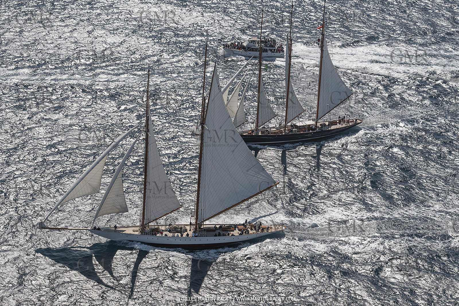 28 09 2022? Saint-Tropez,(FRA,83), Les Voiles de Saint-Tropez 2022 Régate N° 2 poup les modernes, navigation libre pour les grandes goélettes