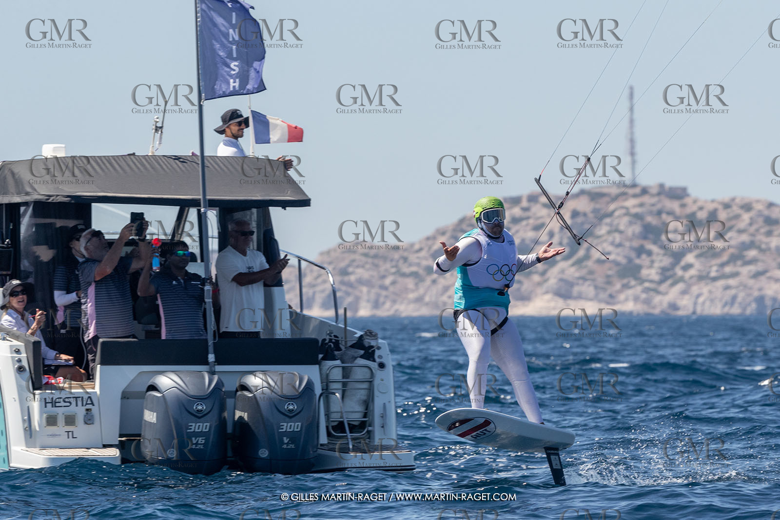 09 08 2024, Marseille (FRA), Paris 2024 Olympic Games, Sailing, Race Day 12
