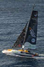 27 08 2021, Marseille (FRA), Transat Jacques Vabre 2021, Class 40, HBF-Reforest'Action (Kito de Pavant, Gwen Gbick)